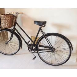 Rare vintage 1950's bicycle with basket