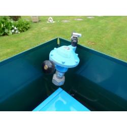 CAMPING GAZ (2 BURNER + GRILL) WITH STAND AND WIND BREAK