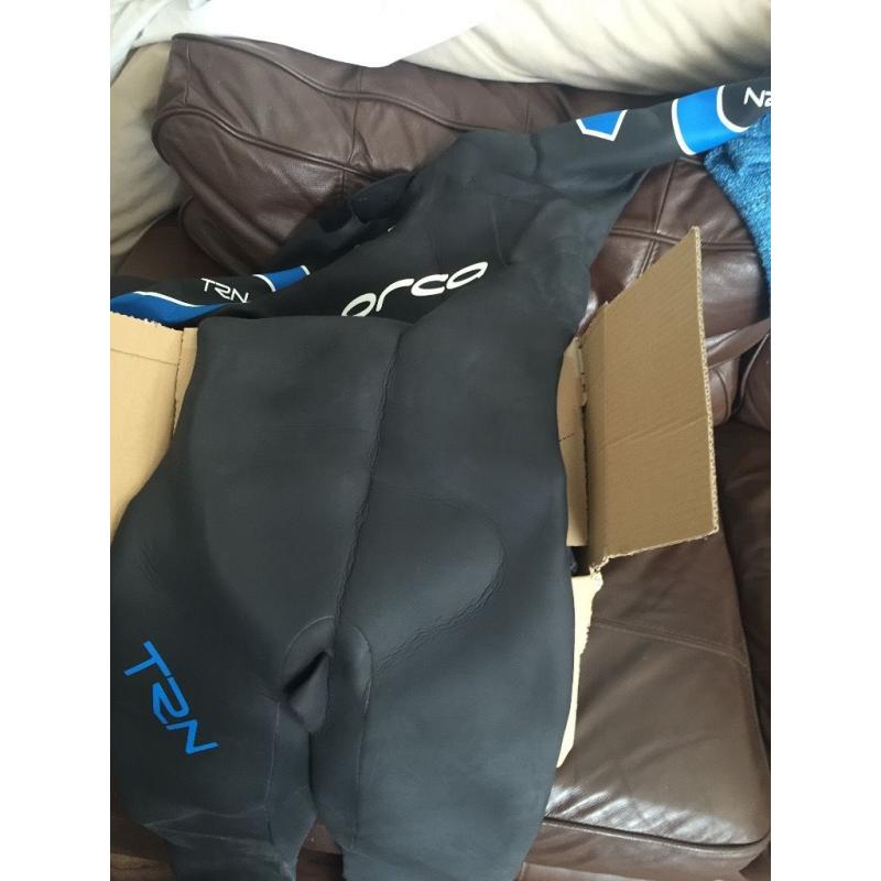 Orca TRN Thermo Wetsuit - Size 8 Black / Blue