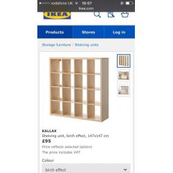 Ikea Kallax Unit 147 X 147