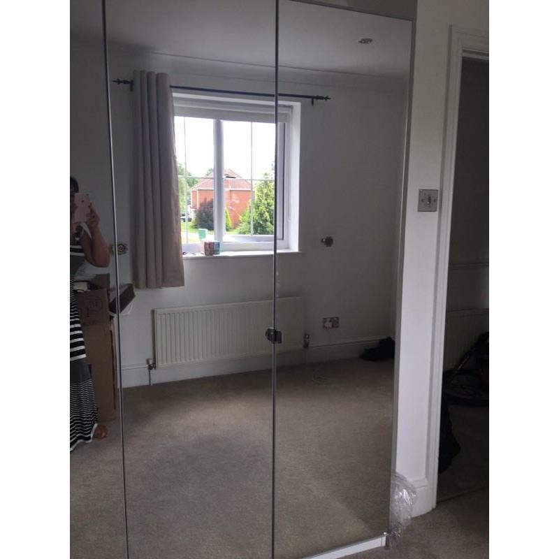 IKEA Wardrobe with mirror door