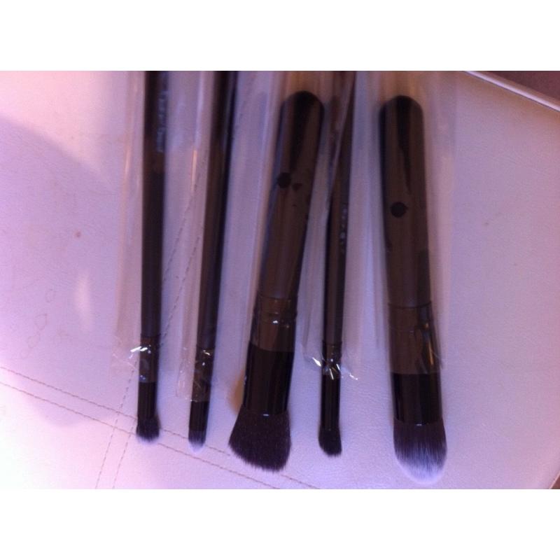 Brand new packaged 5 peice make up brushes