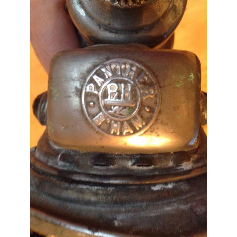 Vintage antique Panther (Birmingham) cycle lamp.