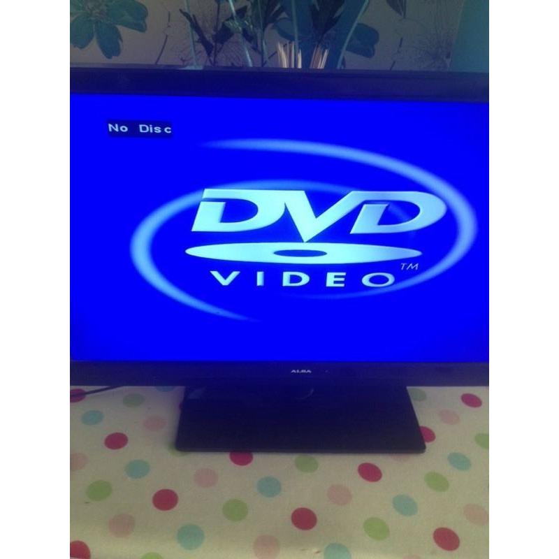 22 inch Alba LCD TV with built in DVD