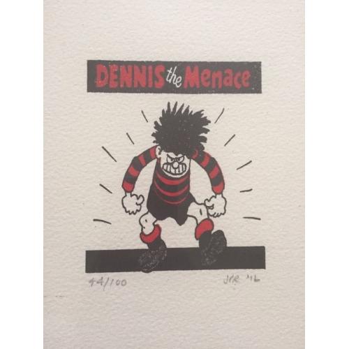 Limited Edition Dennis the Menace framed print
