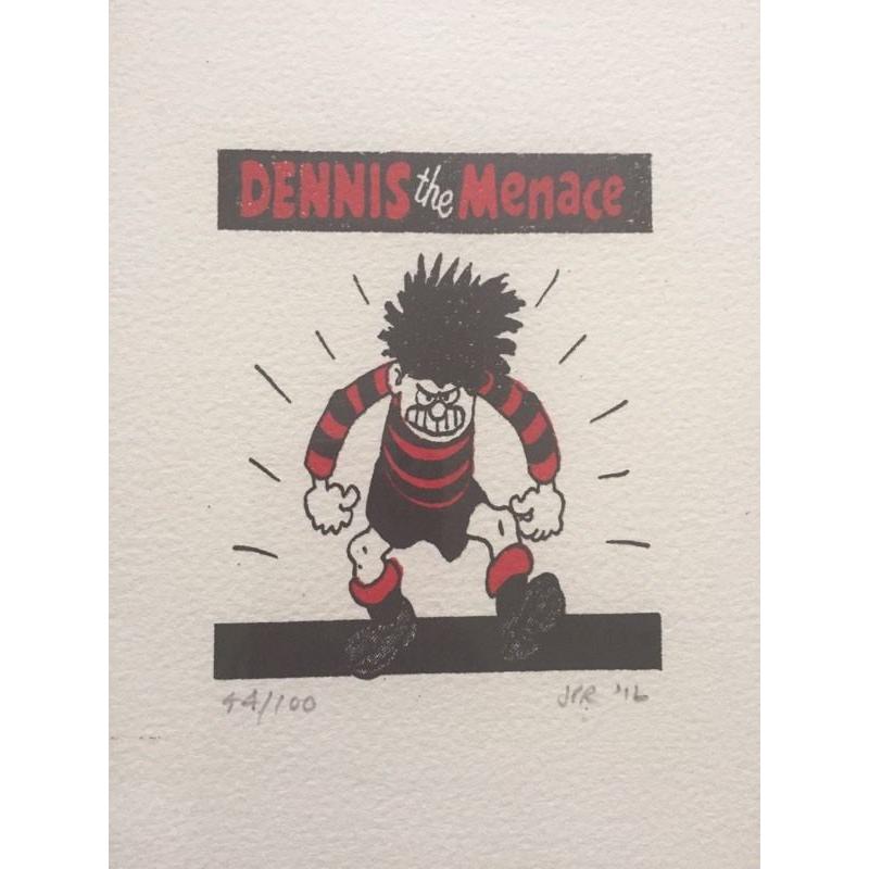 Limited Edition Dennis the Menace framed print