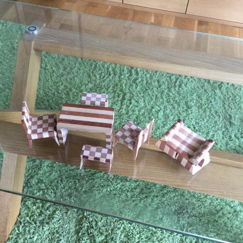 German cube wooden puzzle 1945