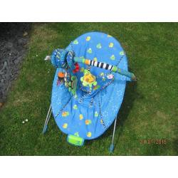 BRIGHT START VIBRATING BABY BOUNCER