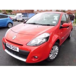 2011 Renault Clio iMusic 1.2 in red. 5 doors. 5 speed manual gearbox, 57000 miles. 2 months MOT.