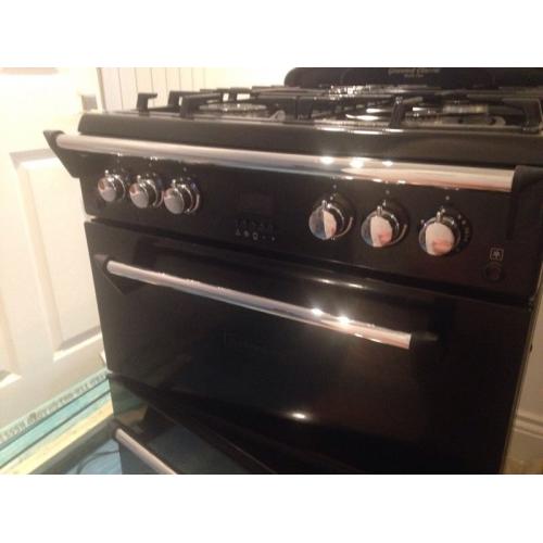Gas double oven