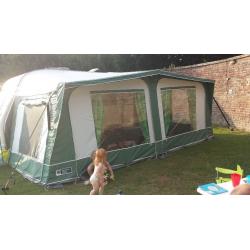 USED ONCE LIKE NEW CARAVAN AWNING