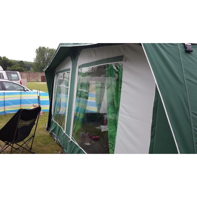 USED ONCE LIKE NEW CARAVAN AWNING