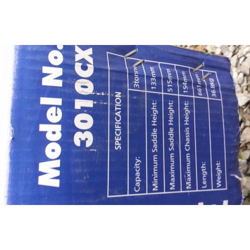 Professional 3 tonne trolley jack with stands SEALEY