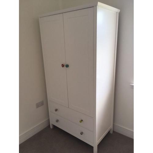 White John Lewis wardrobe