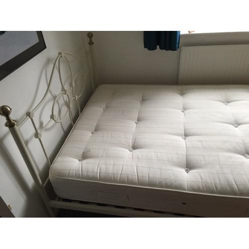 Double bed with mattress