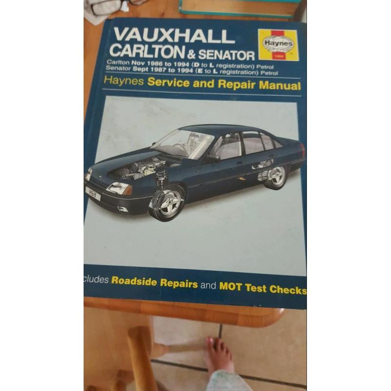 Haynes vauxhall carlton& senator service &repair manual