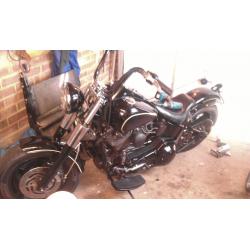 harley davidson softail fatboy 1550 twin cam bobber/custom