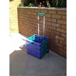 Folding Shopping Cart to use in the house, garden or for shopping. Collect from Fulham