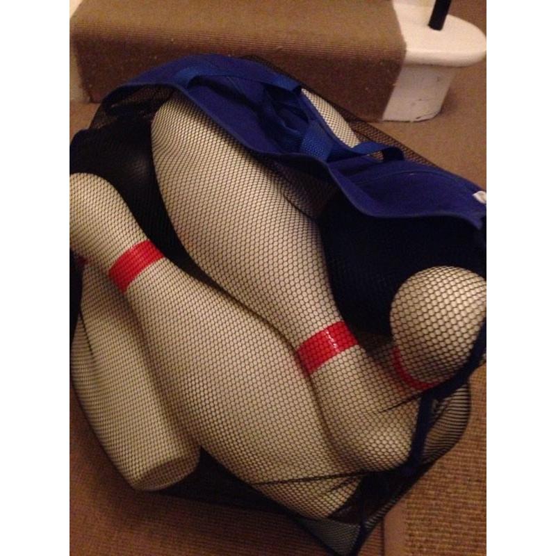 Large garden skittles/ bowling garden games