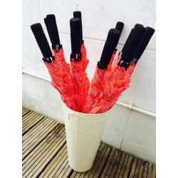 Wedding Umbrellas X 12 with Cream Bucket
