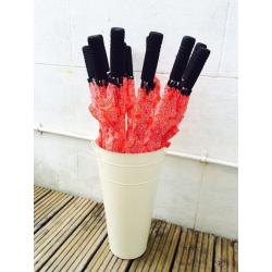 Wedding Umbrellas X 12 with Cream Bucket