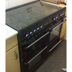 Leisure cookmaster 101 range cooker black