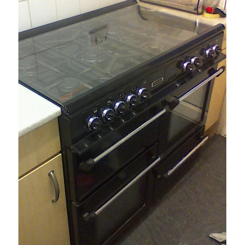Leisure cookmaster 101 range cooker black