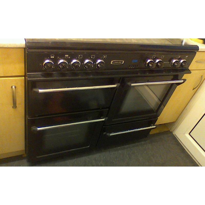Leisure cookmaster 101 range cooker black