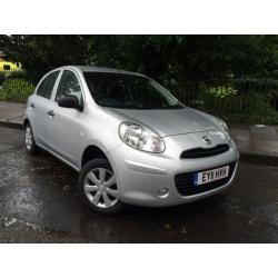 2011 11 Reg Nissan Micra1.2 5DOORS MANUAL LOW MILEAGE ONLY YES YES 11,000 MILES