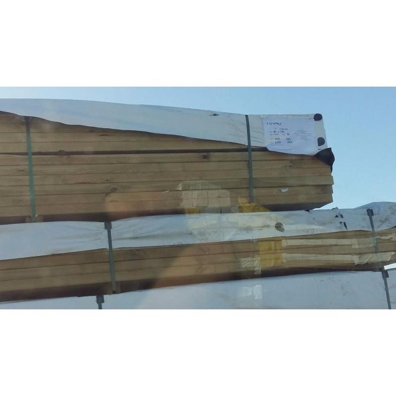 Timber, loglap, decking, frames for sale in Immingham port. Reduced price