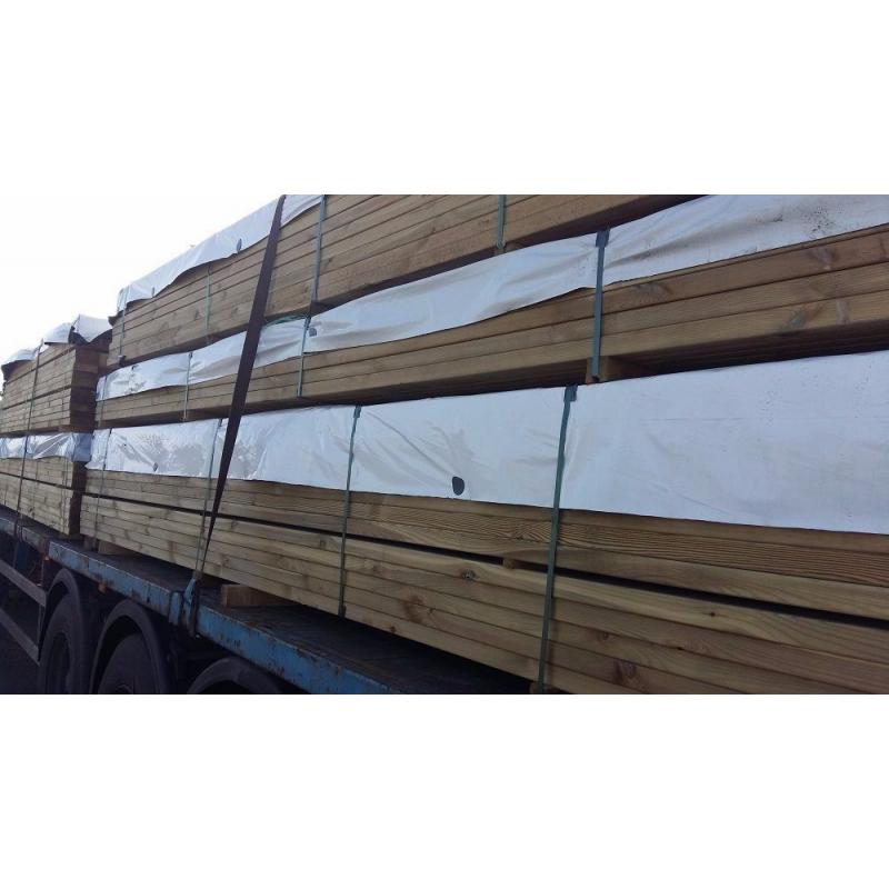 Timber, loglap, decking, frames for sale in Immingham port. Reduced price