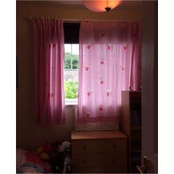 Peppa pig bedding and curtains