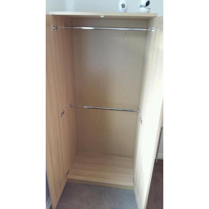 **MOVING HOUSE MUST GO **BABY TODDLER WARDROBE. MAMAS AND PAPAS. RIALTO OAK.