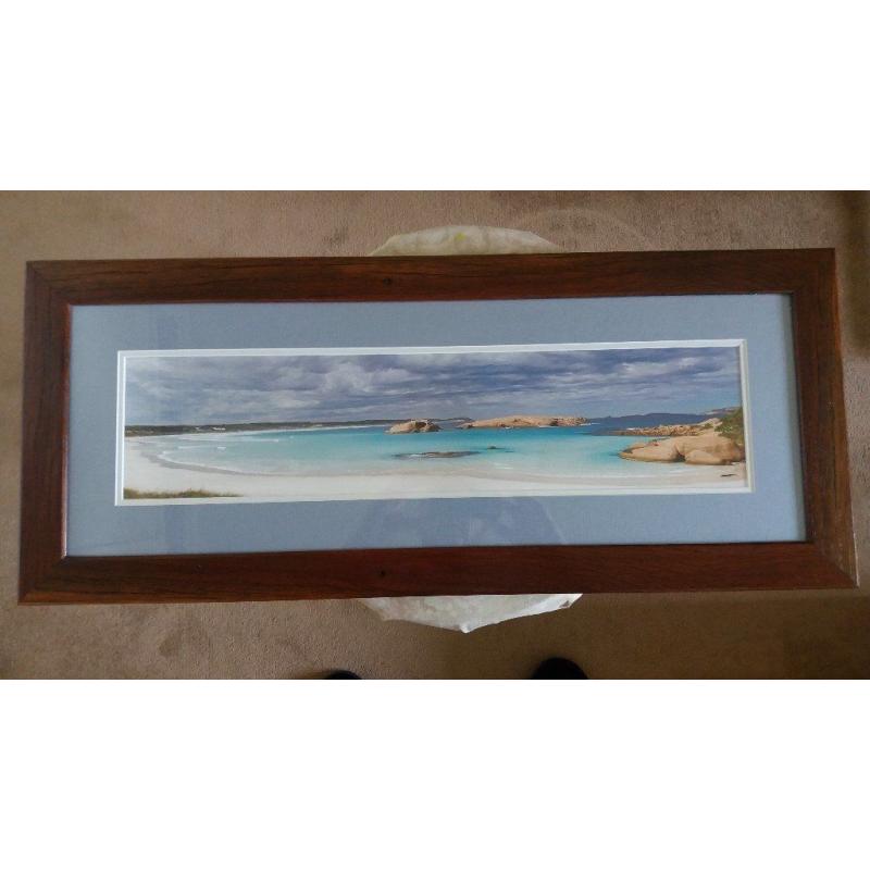 Solid Oak Framed Picture