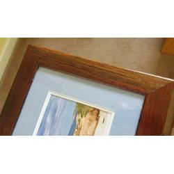 Solid Oak Framed Picture