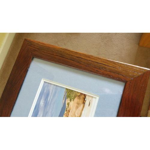 Solid Oak Framed Picture