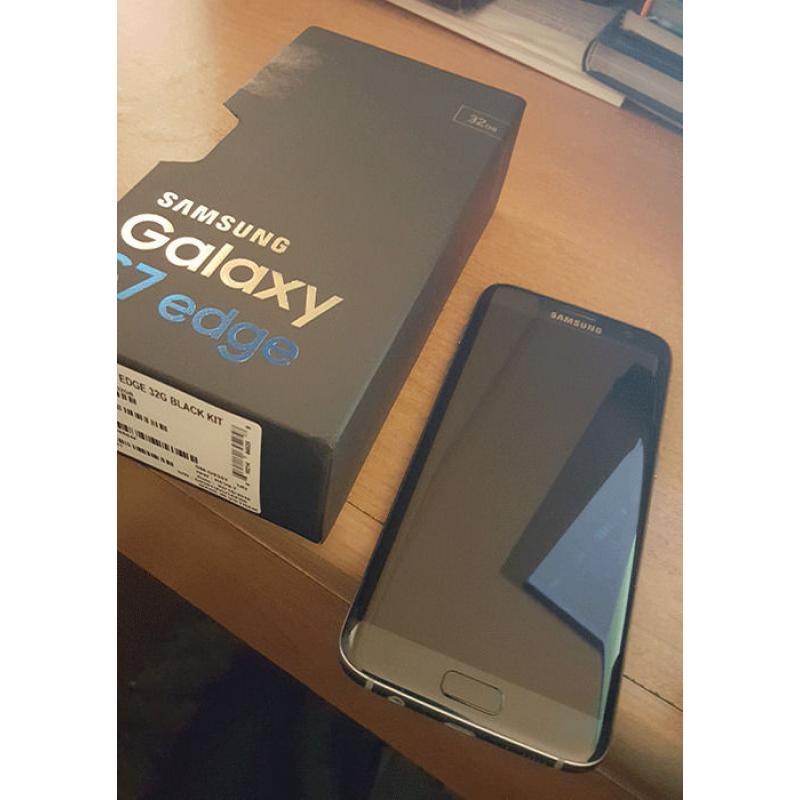 Samsung Galaxy s7 edge 32GB Black Onyx colour