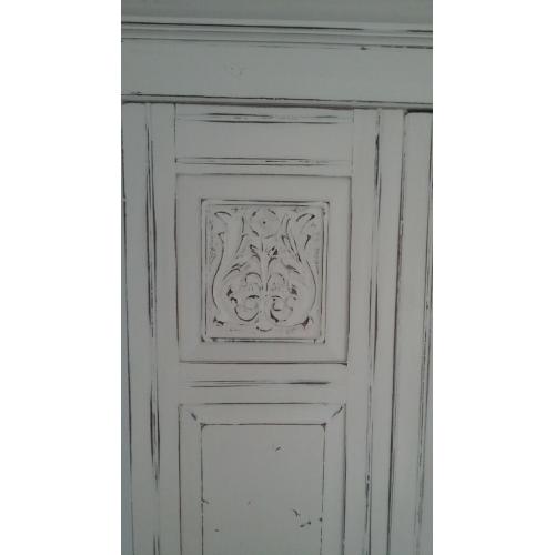 Good solid upcycled wardrobe with bottom drawer.