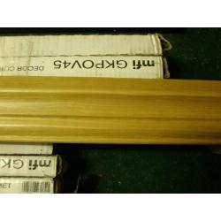 M.F.I KITCHEN GKPOV45 DECORATIVE CORNICE 3M LIGHT OAK VENEERED - BRAND NEW