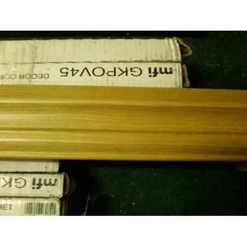 M.F.I KITCHEN GKPOV45 DECORATIVE CORNICE 3M LIGHT OAK VENEERED - BRAND NEW