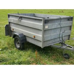 Car trailer 6x4, high sided, factory made!!