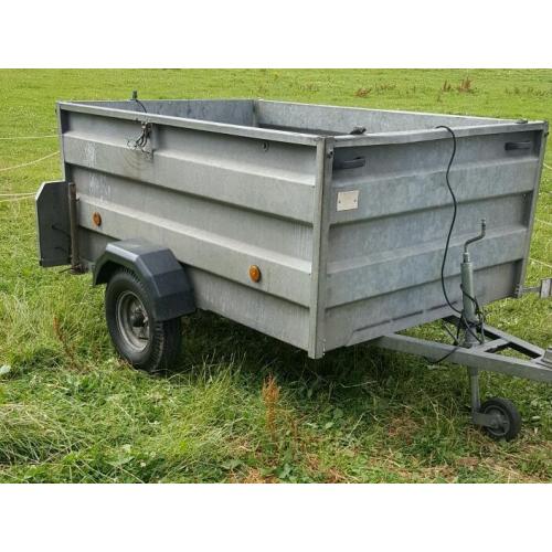 Car trailer 6x4, high sided, factory made!!