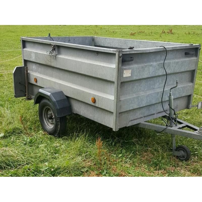 Car trailer 6x4, high sided, factory made!!
