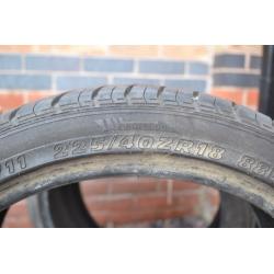 225 40 18 tyres x2