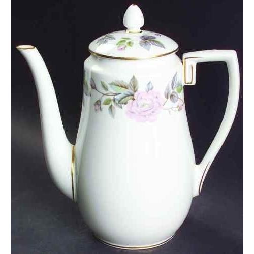 Vintage Royal Worcester June Garland Coffee Pot.