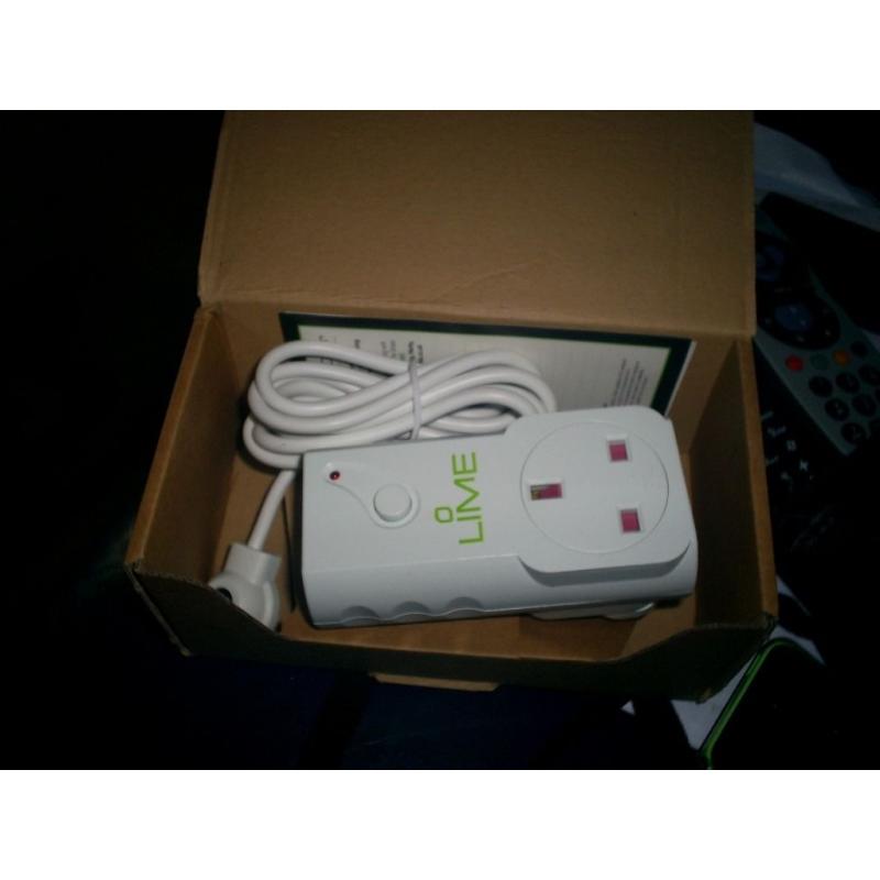 lime energy saving plug