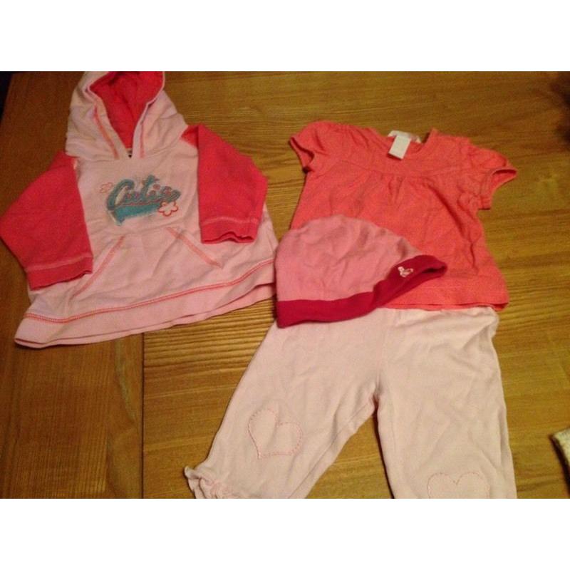 Baby girls clothes bundle age 3-6 and 6-9 months