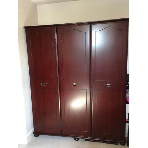 Wardrobe Mahogany triple (double and single) by McDonagh