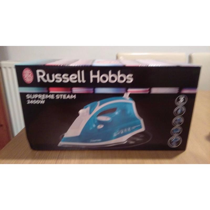 Brand New russell hobbs supreme steam iron 2400w