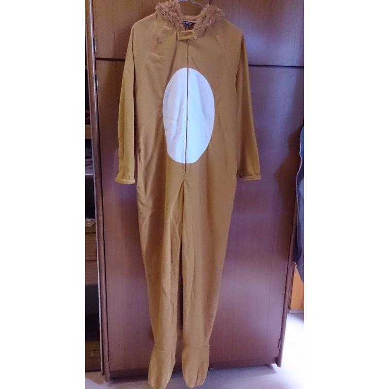 Animal party costume (lion) (Size: XS- 160cm or below)